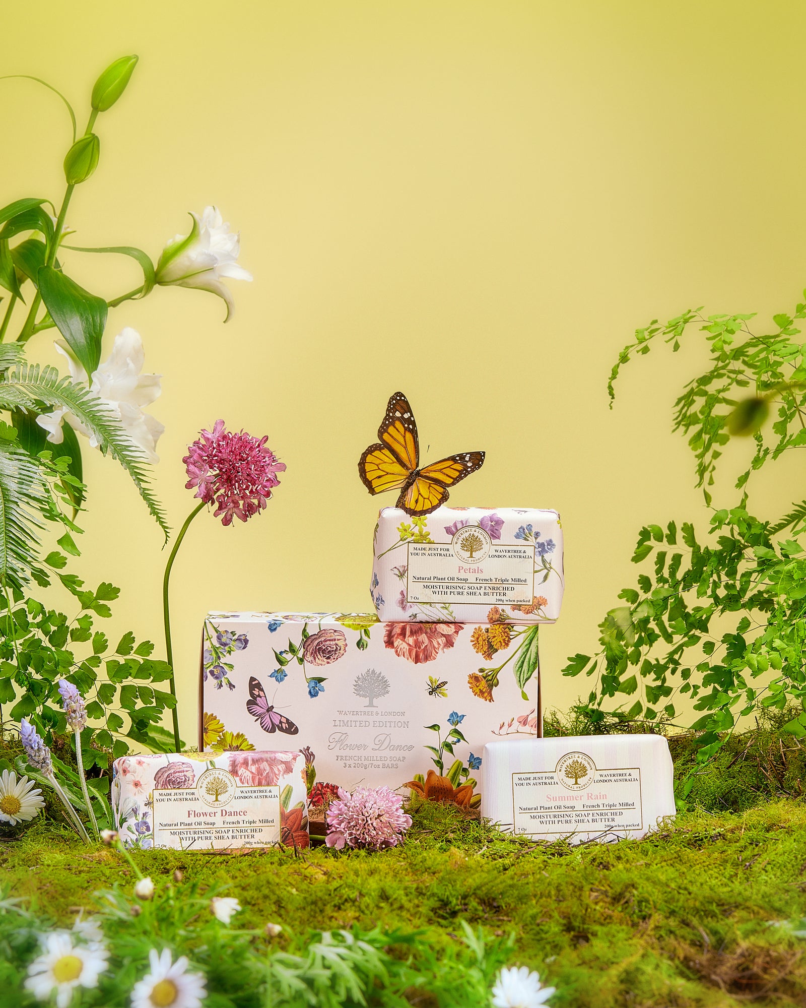 Flower Dance Trio Soaps Carton 200g x 8 sets