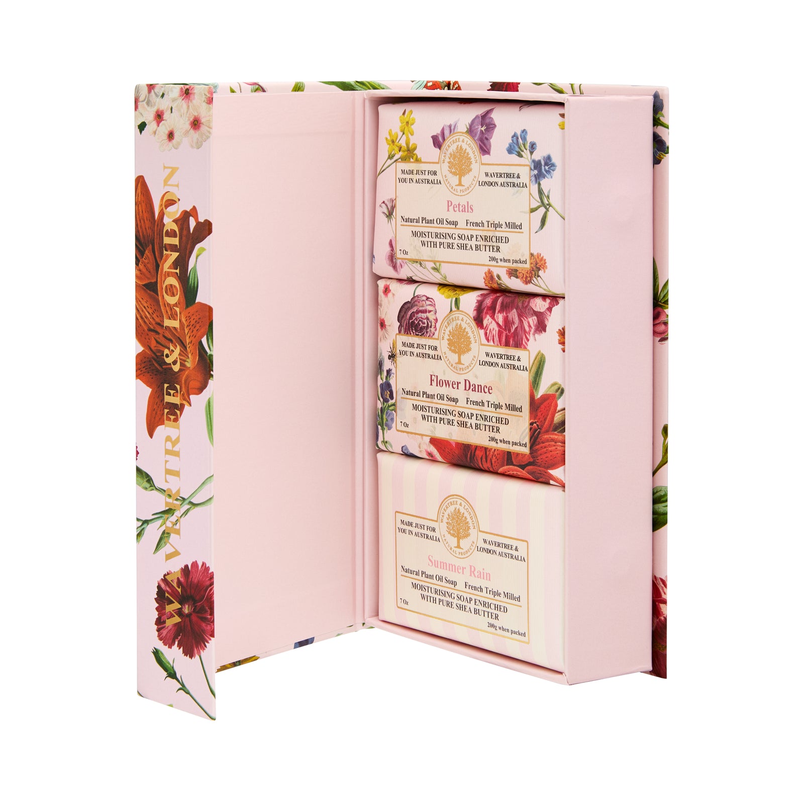 Flower Dance Trio Soaps Carton 200g x 8 sets