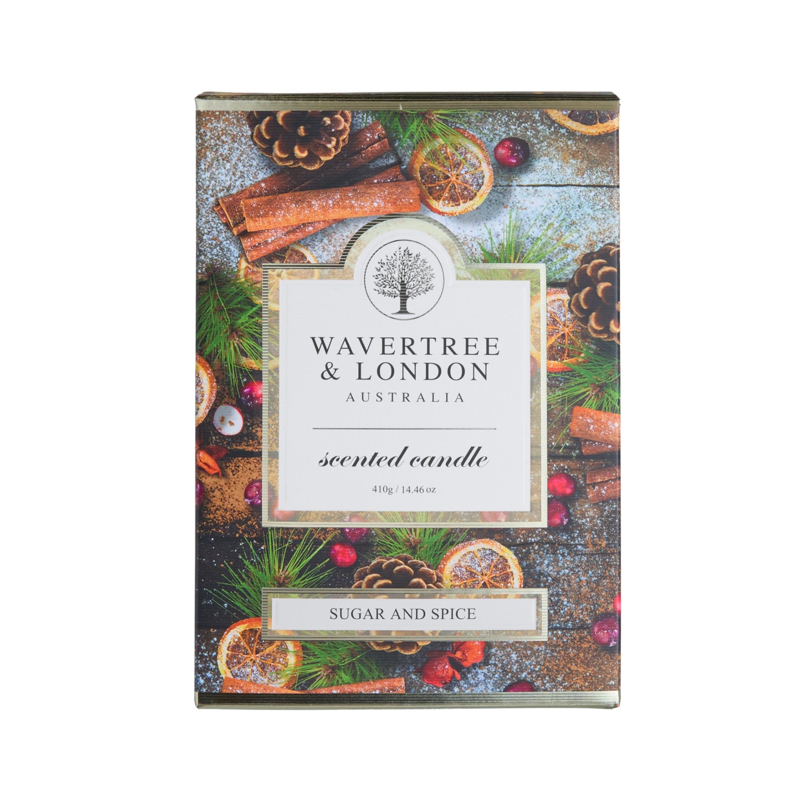 Sugar and Spice Candle 410g x 6 Carton