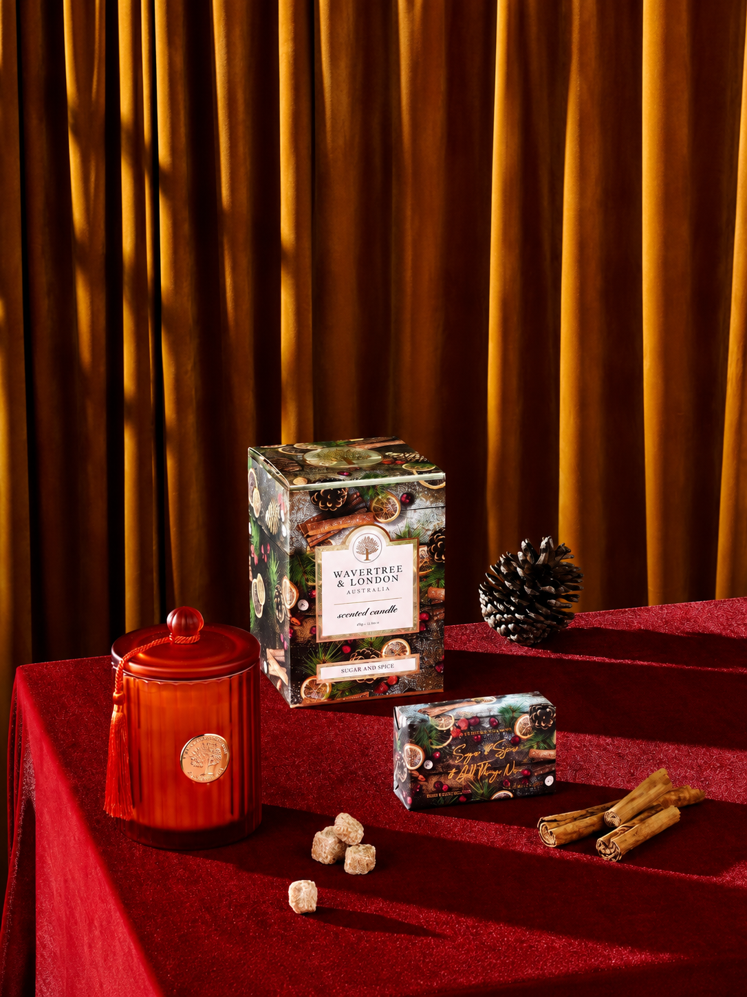Sugar and Spice Candle 410g x 6 carton