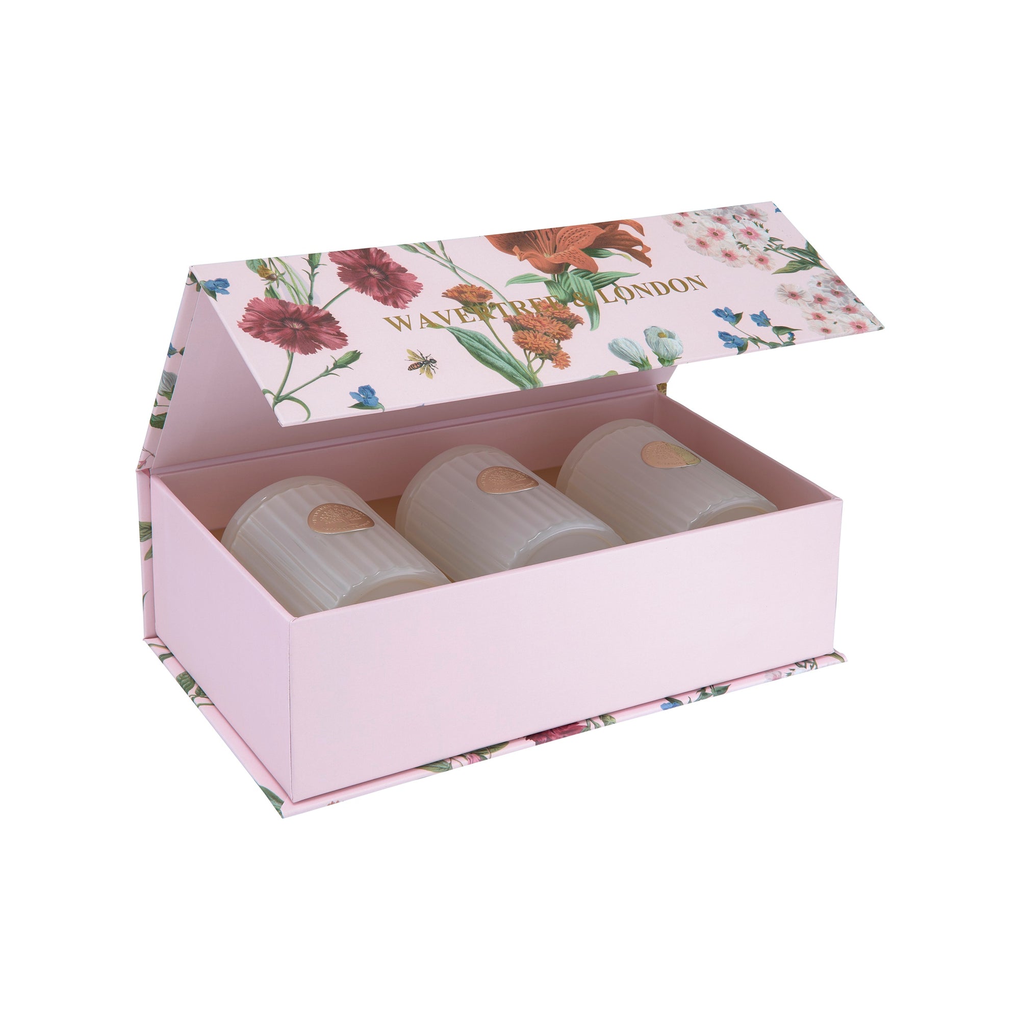 Flower Dance Mini Candle Trio Set
