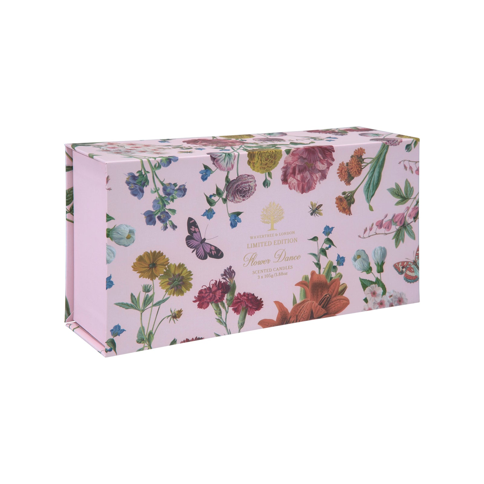 Flower Dance Mini Candle Trio Set