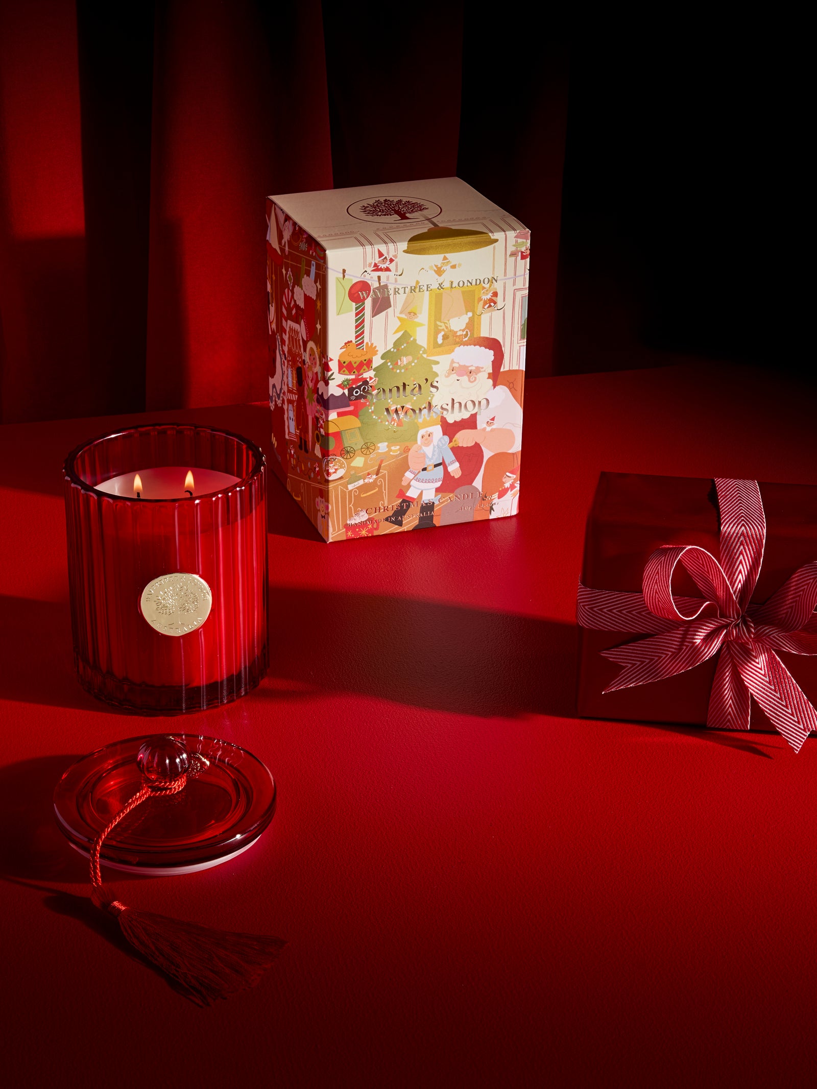 Santa's Workshop Candle