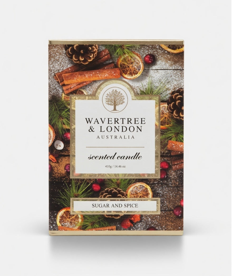 Sugar and Spice Candle 410g x 6 Carton