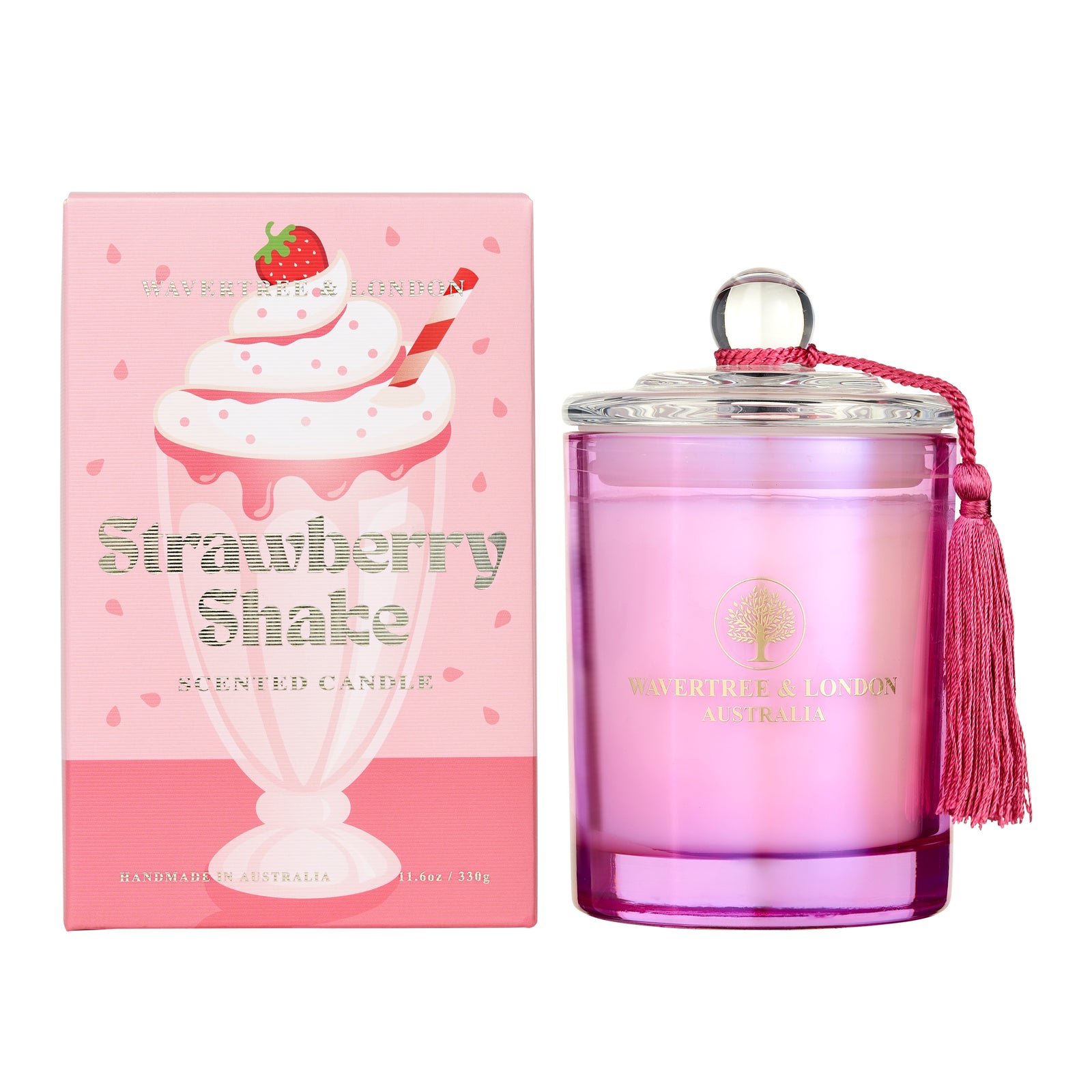 Strawberry Shake 6 x Candle Carton