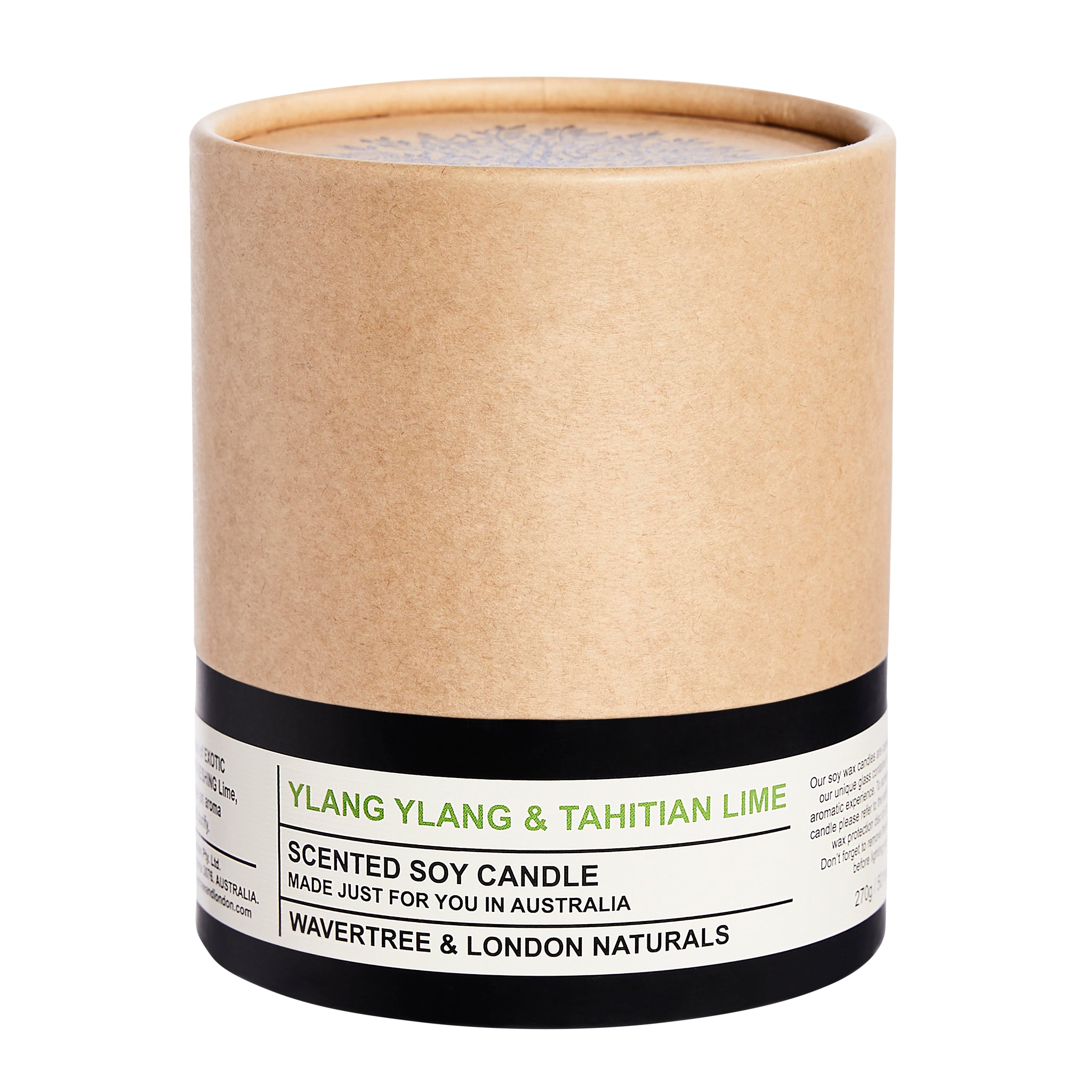 Ylang Ylang & Tahitian Lime Candle Wavertree and London Australia