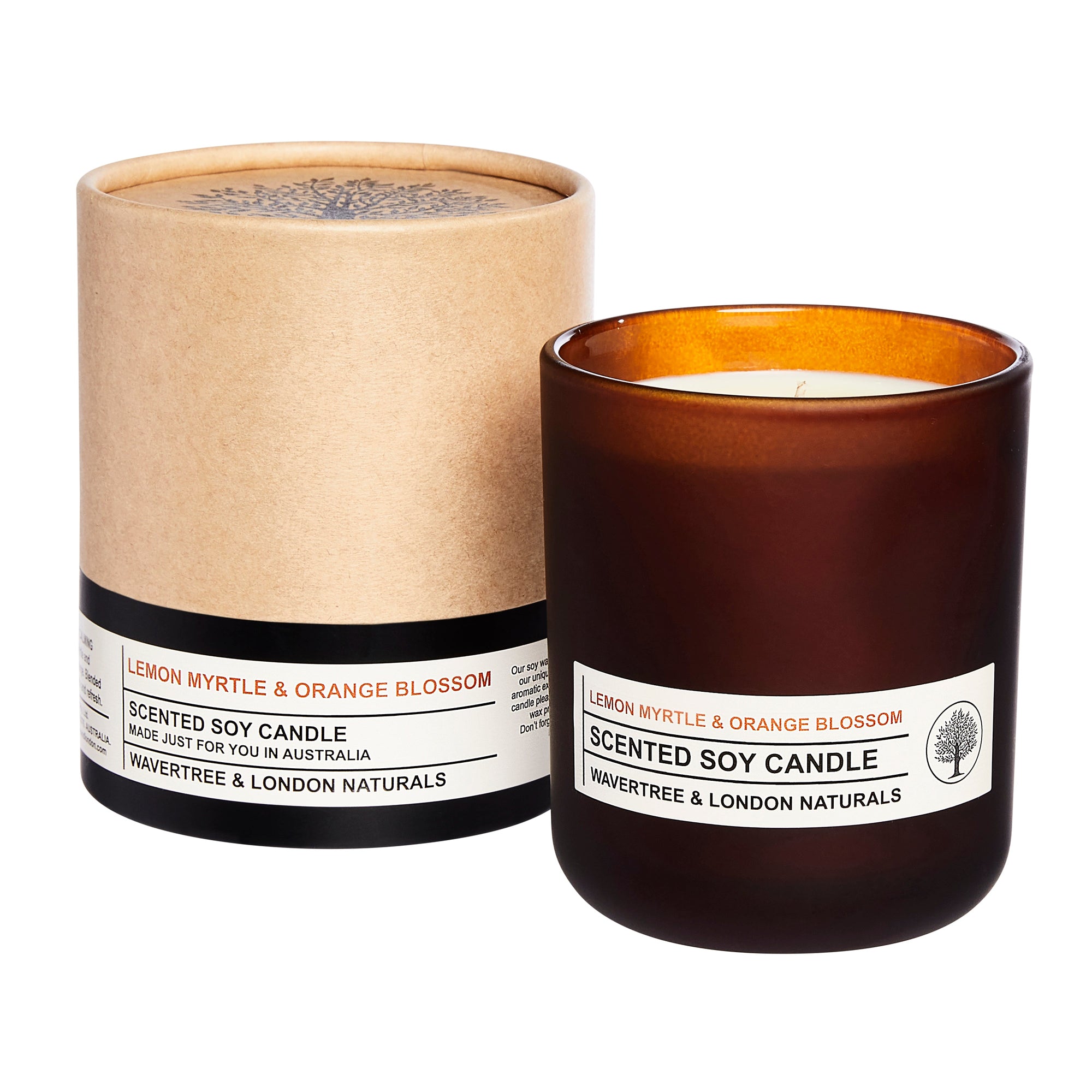 Lemon Myrtle & Orange Blossom 6 x Candle Carton