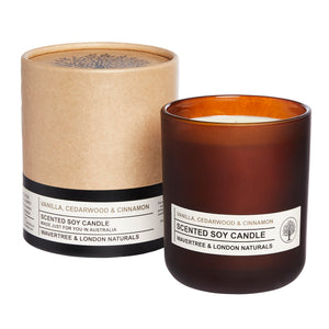 Vanilla, Cedarwood & Cinnamon Candle