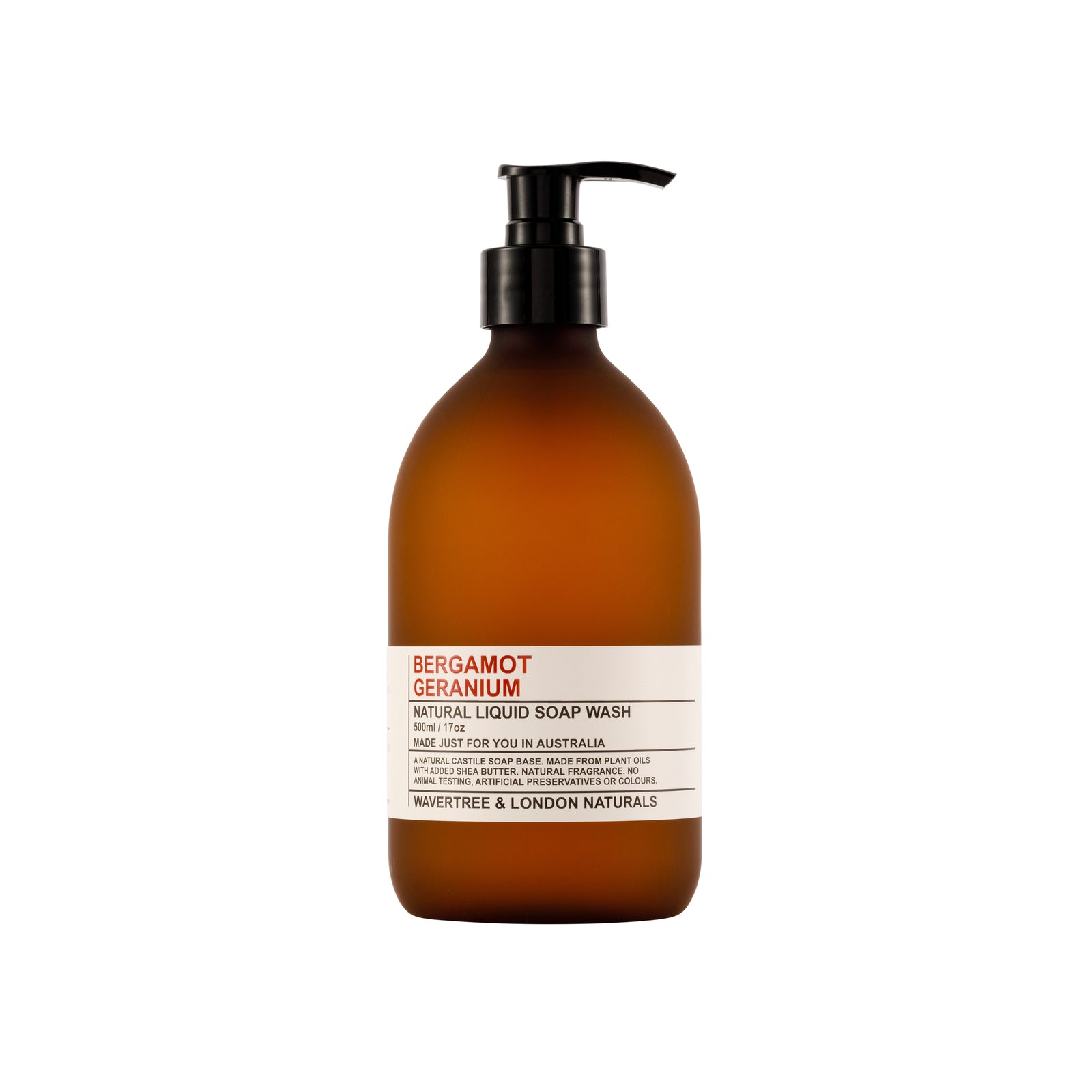 Bergamot & Geranium Liquid Soap