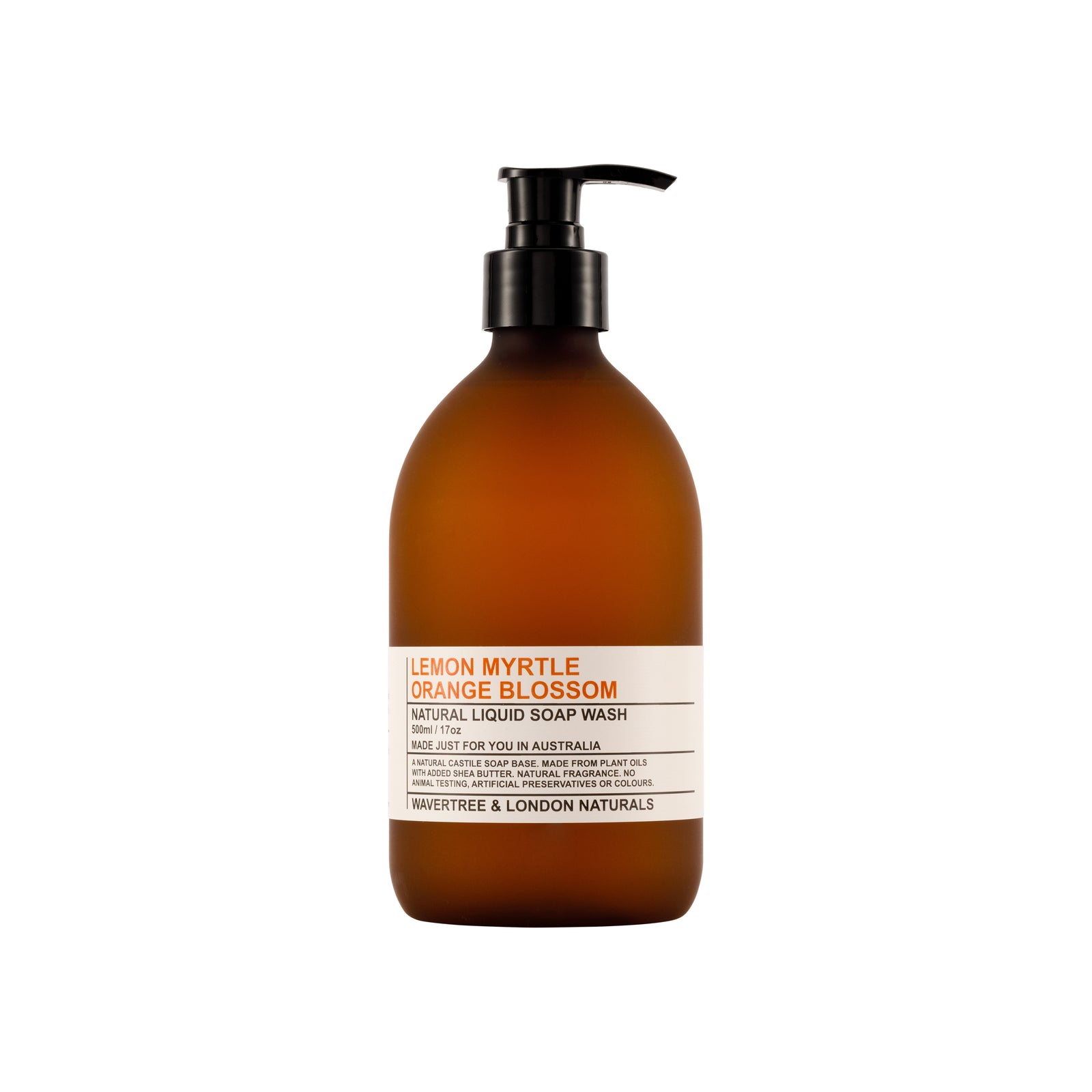 Lemon Myrtle & Orange Blossom Liquid Soap