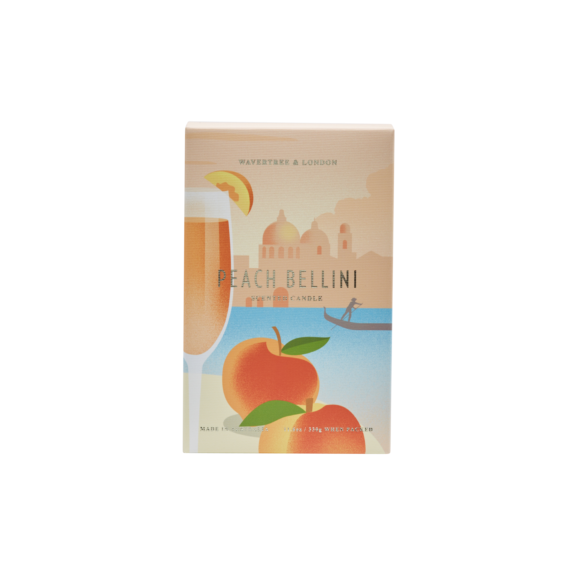 Peach Bellini 6 x Candle Carton