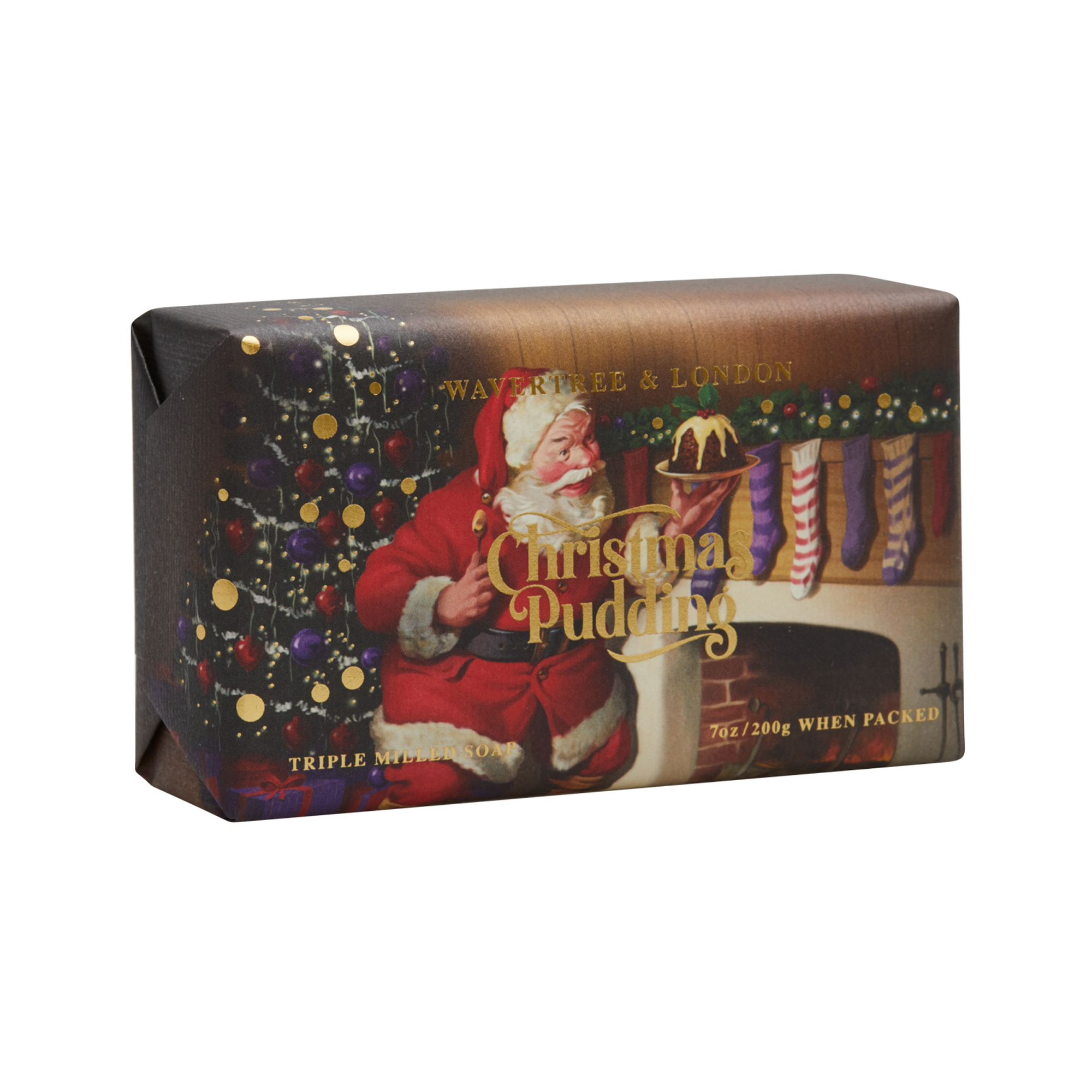 Christmas Pudding Soap Bar carton 200g x 8
