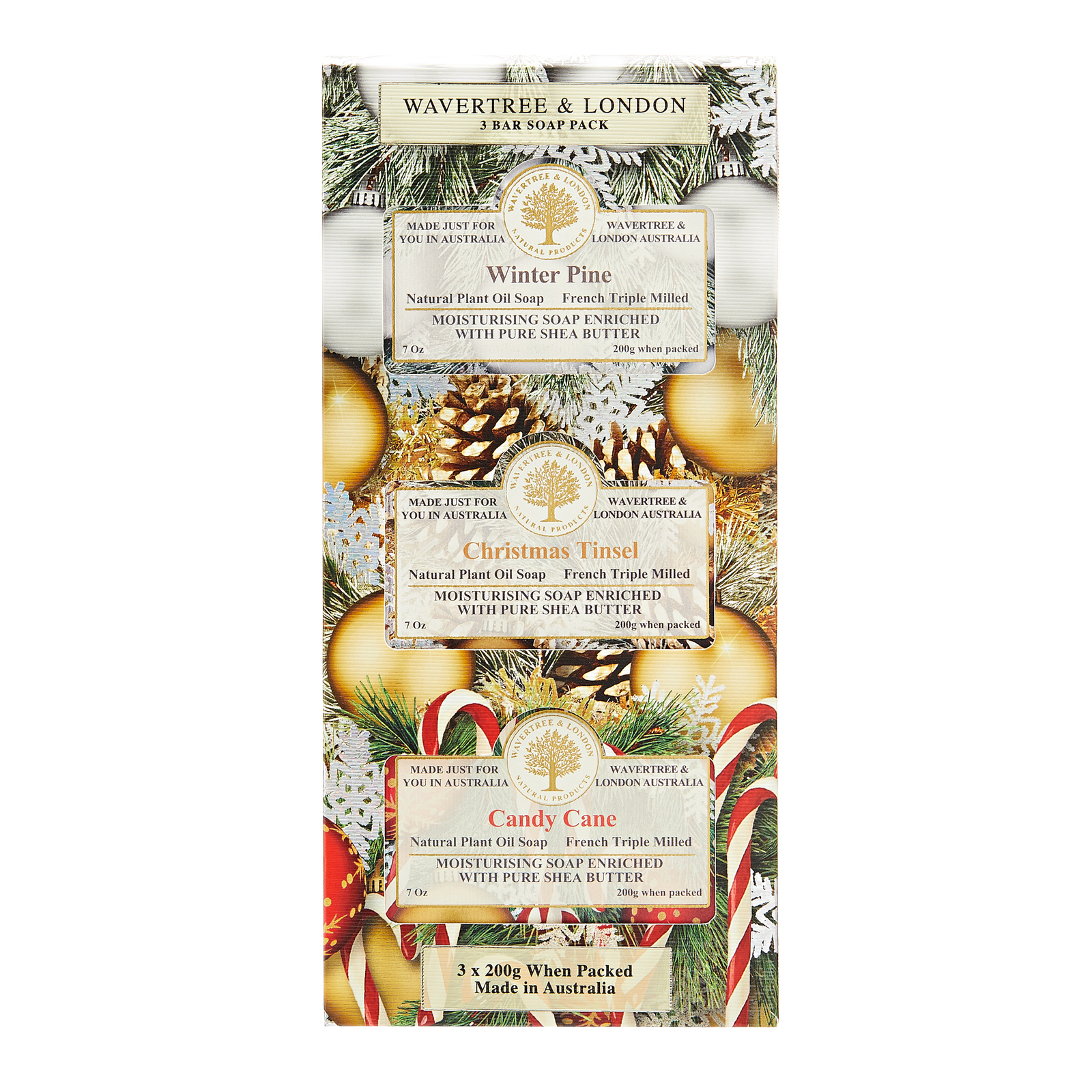 Trio Soap Gift Set Christmas 200g x 8 sets