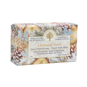 Christmas Tinsel Soap Bar 200g x 8