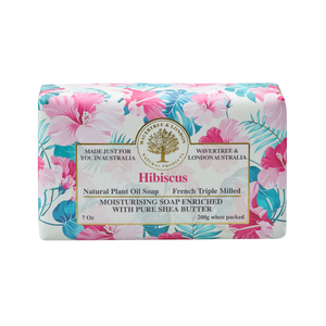 Hibiscus Soap Bar 200g