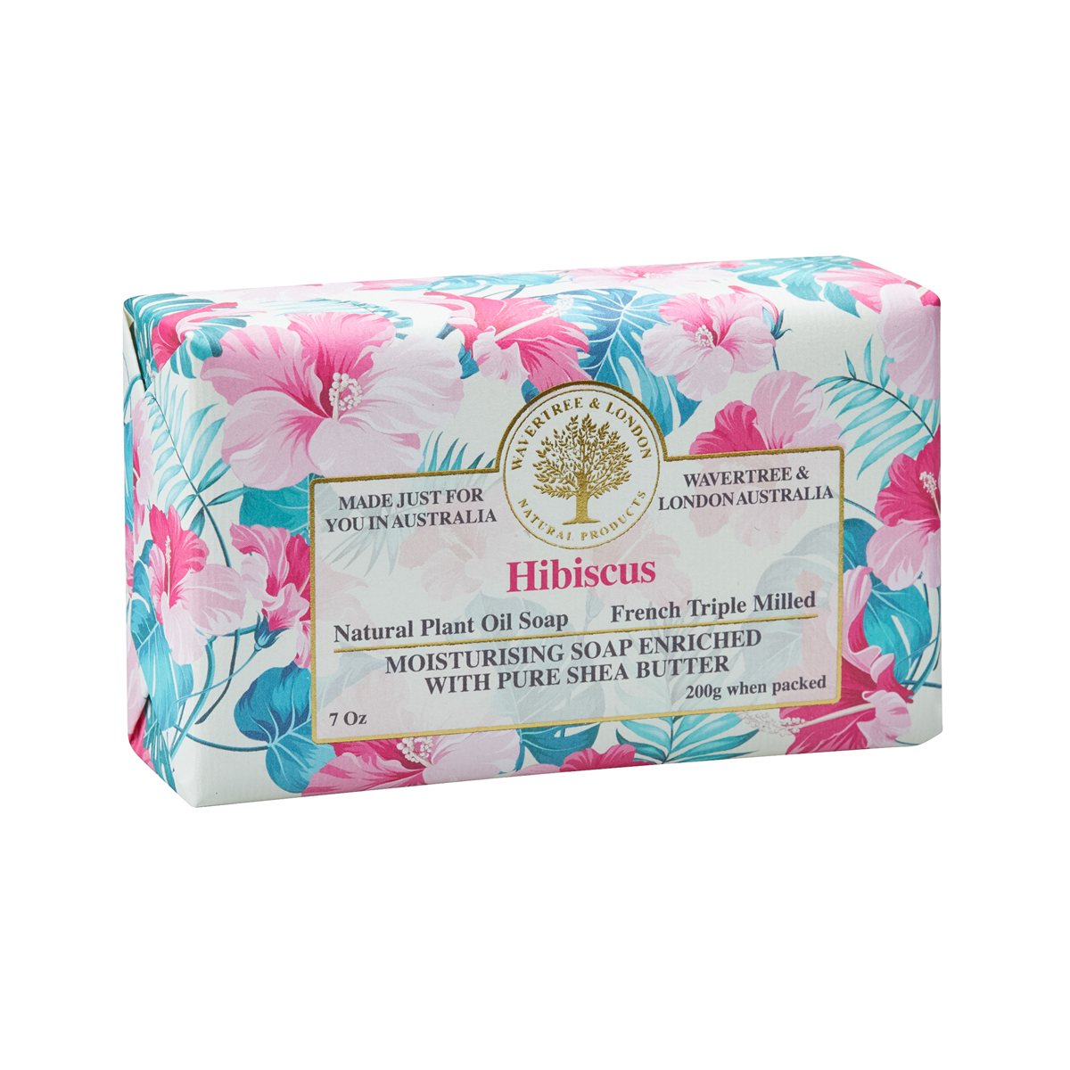 Hibiscus Soap Bar 200g
