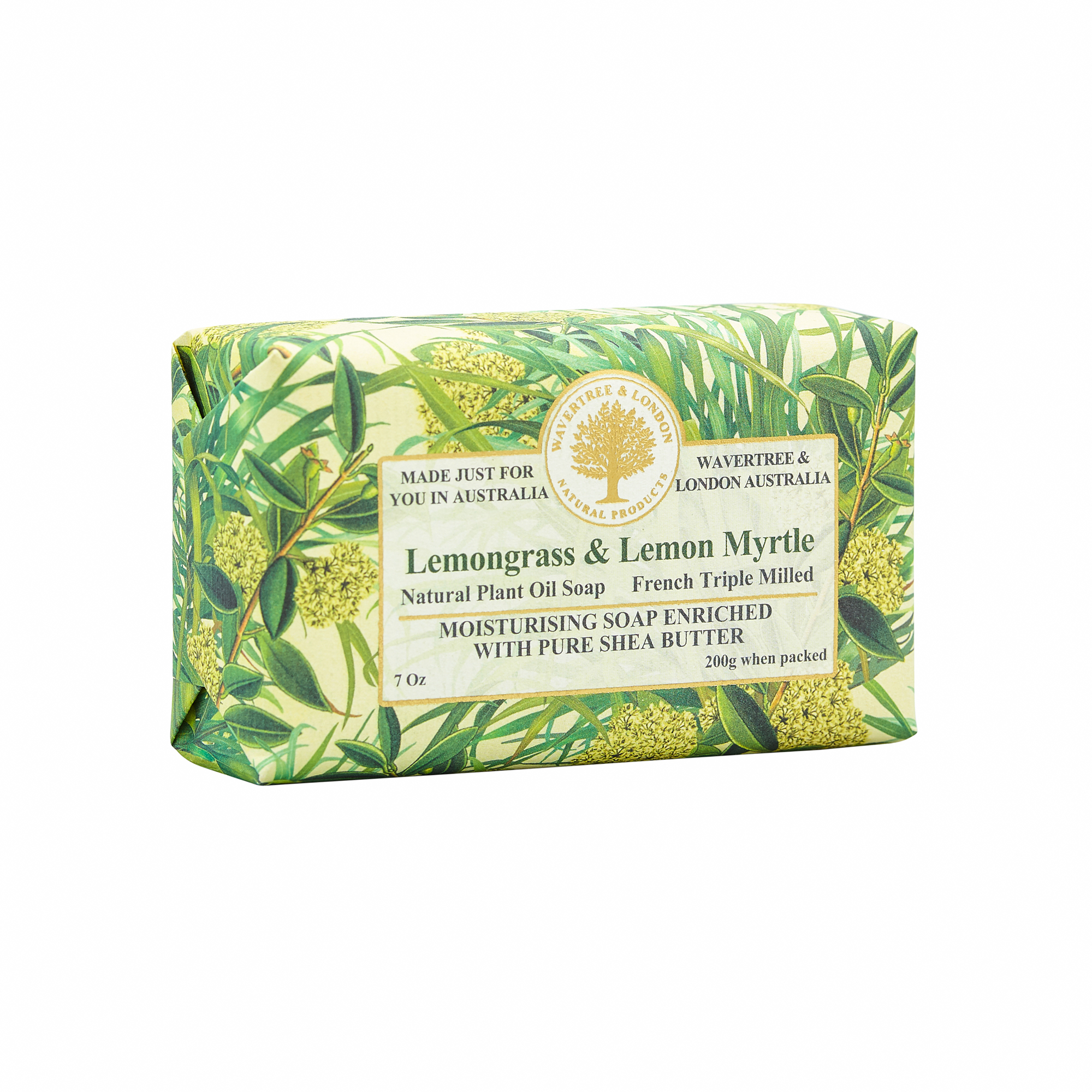 Lemongrass & Lemon Myrtle Soap Bar carton 8x200g