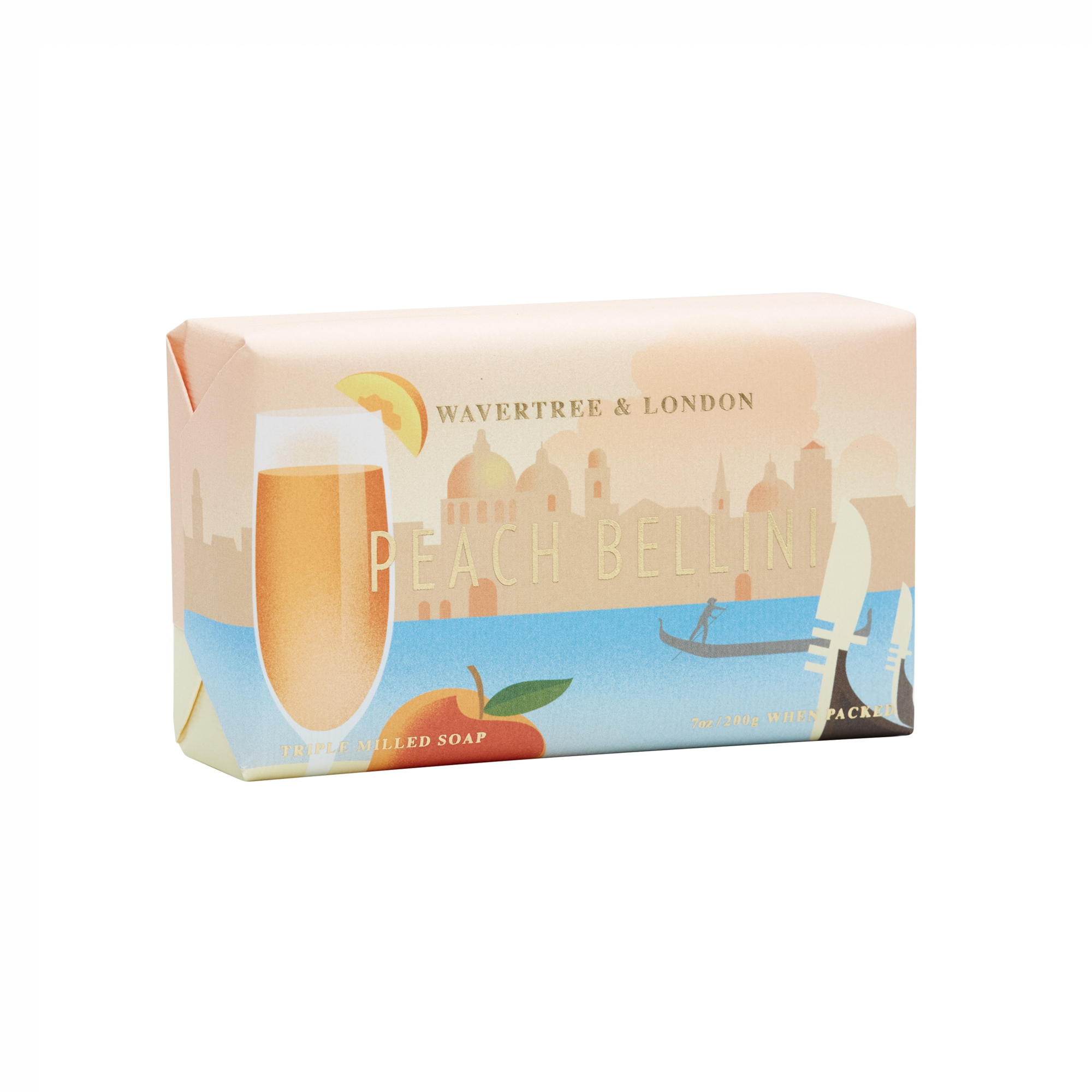 Peach Bellini Soap Bar 200g