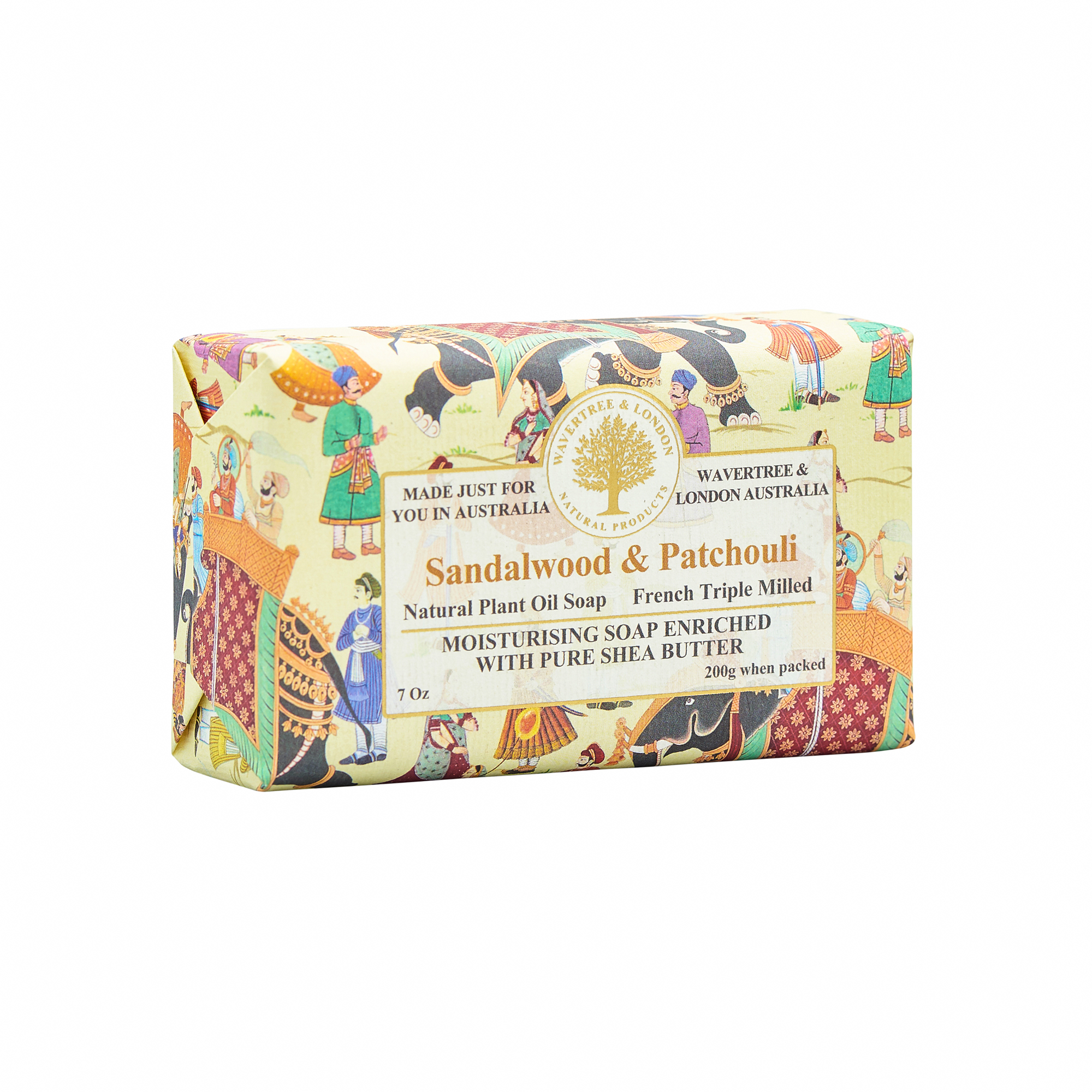 Sandalwood & Patchouli Soap Bar 200g