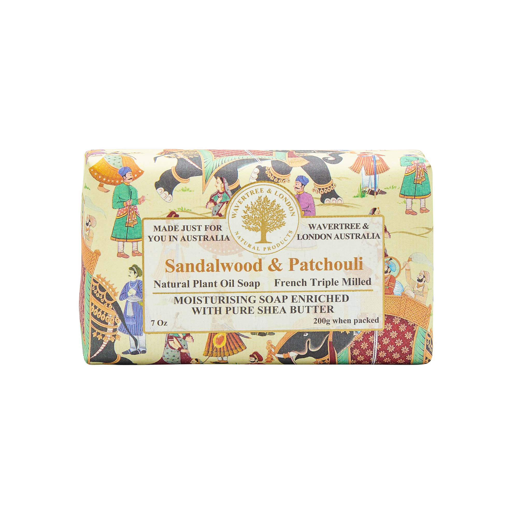 Sandalwood & Patchouli Soap Bar 200g