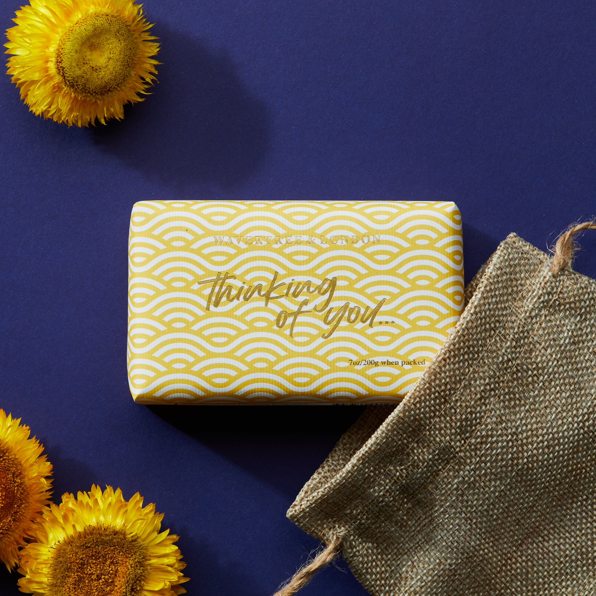 Thinking of You - Yellow - Frangipani and Gardenia Fragrance Soap Bar carton 8x200g