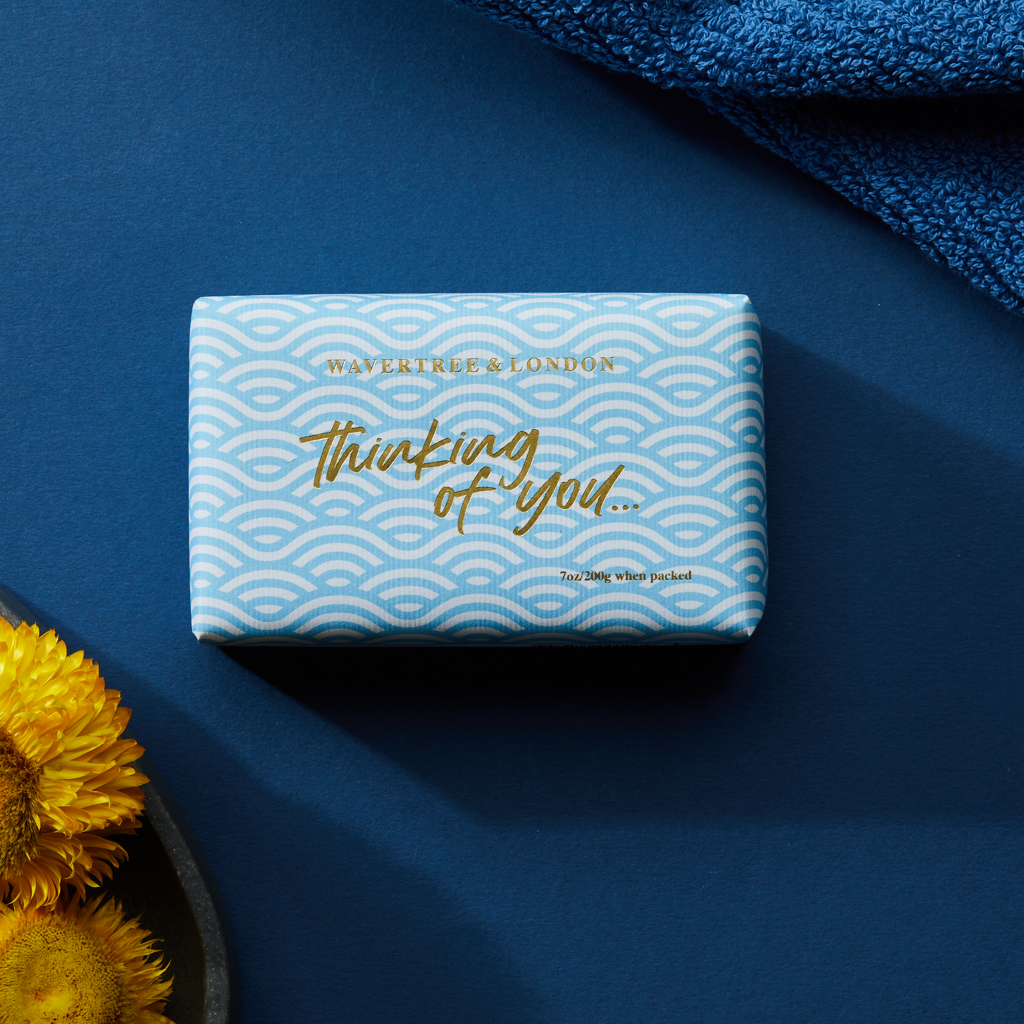 Thinking of You - Blue - Flower Market Fragrance Soap Bar carton 8x200g